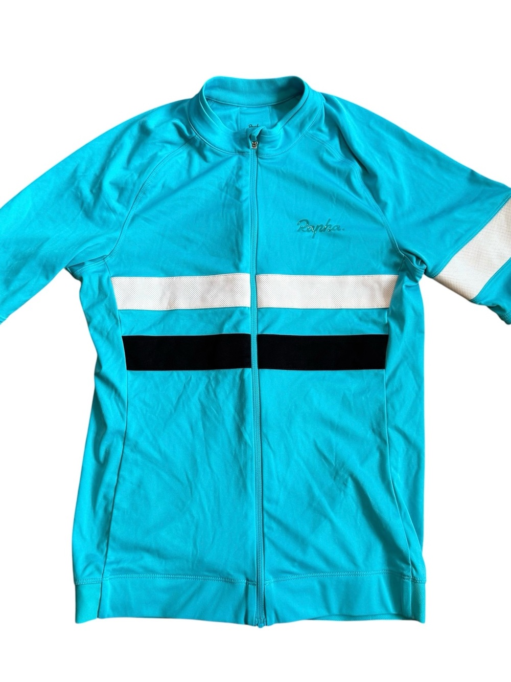 Rapha Sky  Cycling Women’s Team Short Sleeve Jersey Blue Size Small